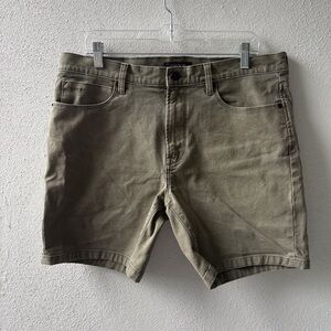 Proof Rover Shorts Men Size 34 Slim Fit Army Green 5 Pocket Outdoors Hiking